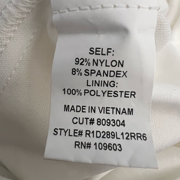 Rabbit Rabbit Rabbit White Lace Embroidery Flowers Fit and Flare Dress Size 4 - Picture 9 of 10